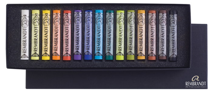 Talens Rembrandt Set de Pasteles Suaves Selección General, 15 Unidades Talens Rembrandt Set de Pasteles Suaves Selección General, 15 Unidades